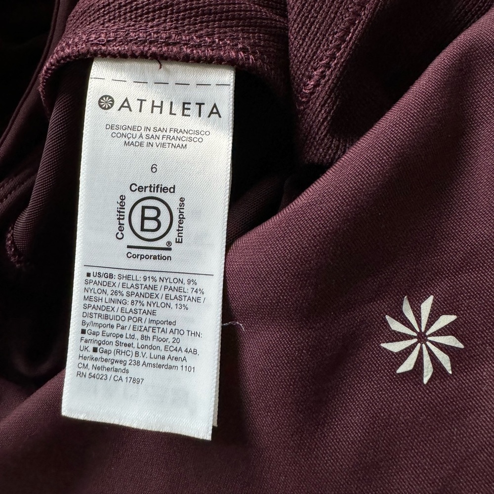 NEW WITHOUT TAGS ATHLETA HEADLANDS HYBRID MID RISE TIGHT. - Picture 10 of 11